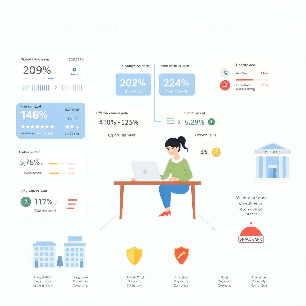 Как выбрать банковский вклад в 2026 году: ставки, риски, комиссии