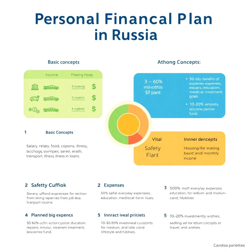 Личный финансовый план россиянина: как распределить доходы и создать подушку
